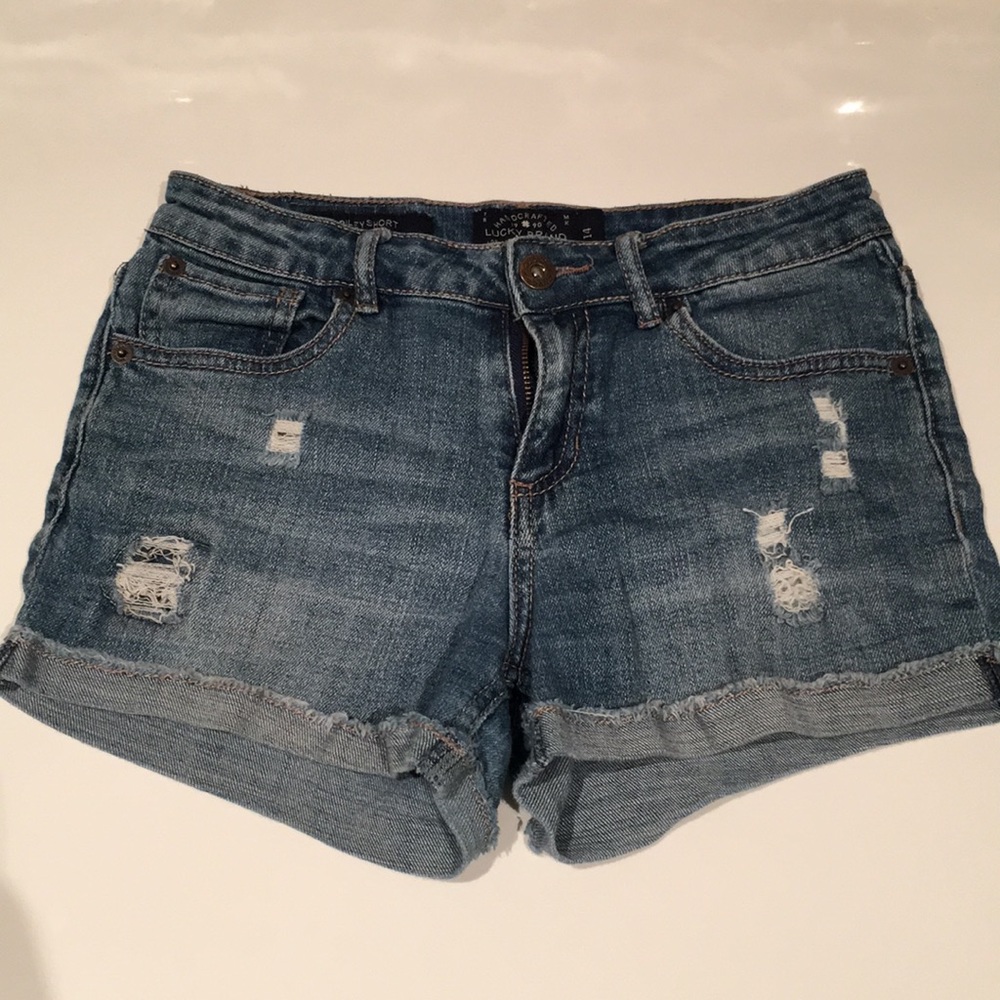 Girls jean shorts